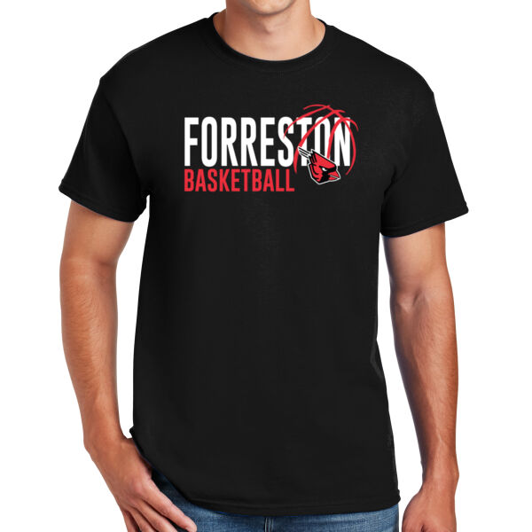 Lady Cardinals Basketball 2026 Logo 1 - DryBlend ® 50 Cotton/50 Poly T Shirt Thumbnail