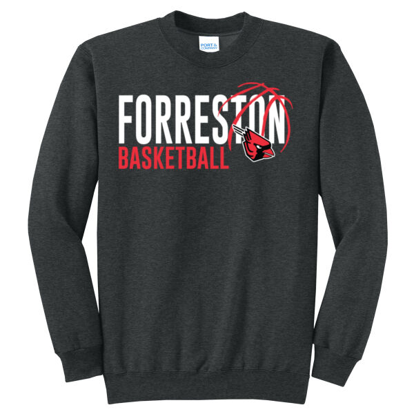 Lady Cardinals Basketball 2026 Logo 1 - Core Fleece Crewneck Sweatshirt Thumbnail