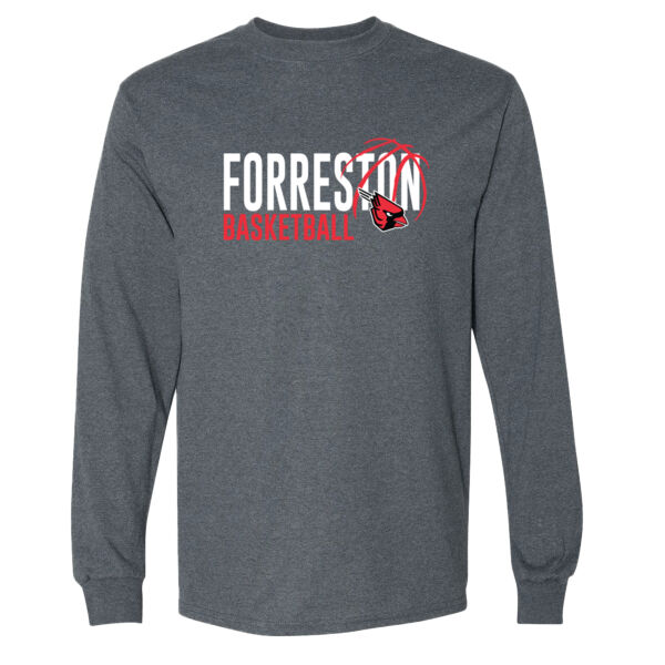 Lady Cardinals Basketball 2026 Logo 1 - DryBlend® 50/50 Long Sleeve T-Shirt Thumbnail