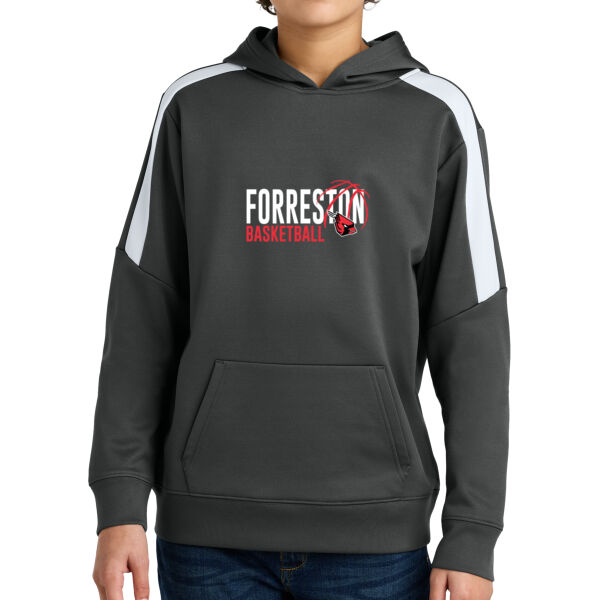 Lady Cardinals Basketball 2026 Logo 1 - Youth Sport Wick ® Fleece United Pullover Hoodie Thumbnail