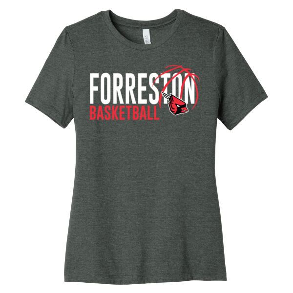 Lady Cardinals Basketball 2026 Logo 1 - Women's Relaxed CVC Tee Thumbnail