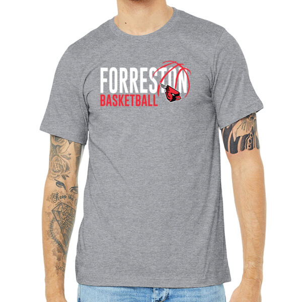 Lady Cardinals Basketball 2026 Logo 1 - Unisex Heather CVC Short Sleeve Tee Thumbnail