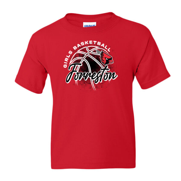 Lady Cardinals Basketball 2026 Logo 2 - DryBlend® Youth T-Shirt Thumbnail