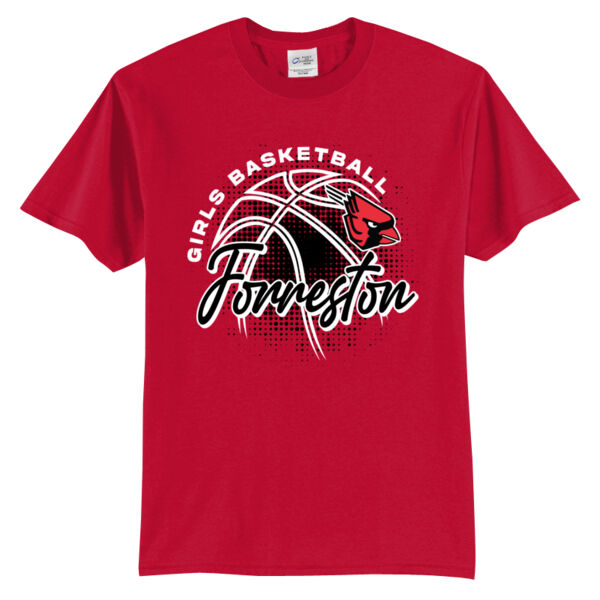 Lady Cardinals Basketball 2026 Logo 2 - Tall Core Blend Tee Thumbnail