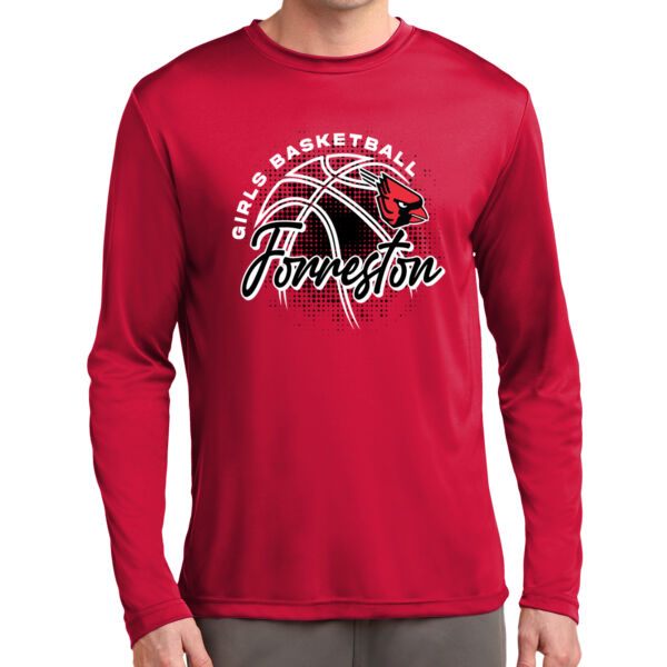 Lady Cardinals Basketball 2026 Logo 2 - Long Sleeve PosiCharge ® Competitor Tee Thumbnail