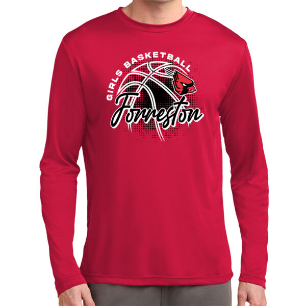 Lady Cardinals Basketball 2026 Logo 2 - Tall Long Sleeve PosiCharge ® Competitor Tee Thumbnail