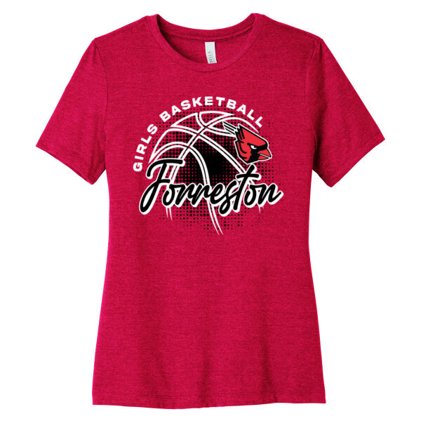 Lady Cardinals Basketball 2026 Logo 2 - Women's Relaxed CVC Tee Thumbnail
