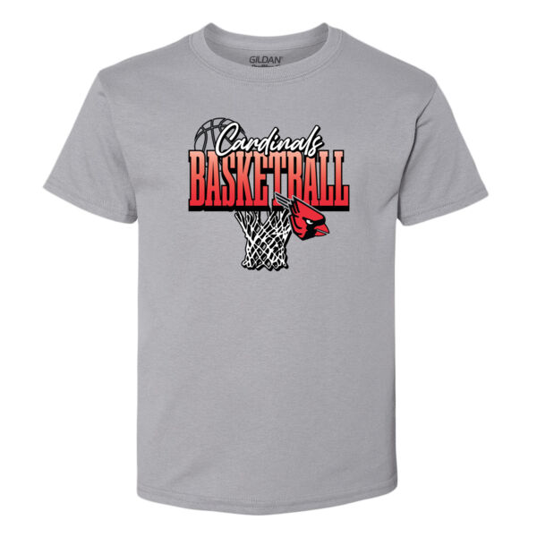 Lady Cardinals Basketball 2026 Logo 3 - DryBlend® Youth T-Shirt Thumbnail