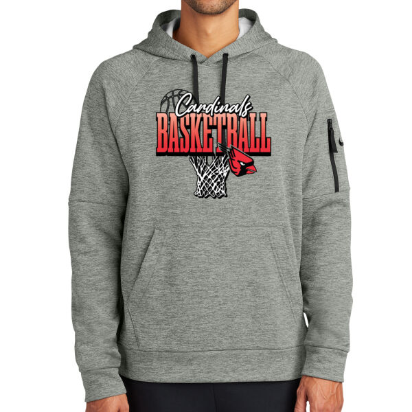 Lady Cardinals Basketball 2026 Logo 3 - Therma FIT Pocket Pullover Fleece Hoodie Thumbnail
