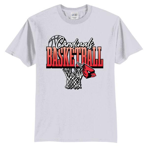 Lady Cardinals Basketball 2026 Logo 3 - Tall Core Blend Tee Thumbnail