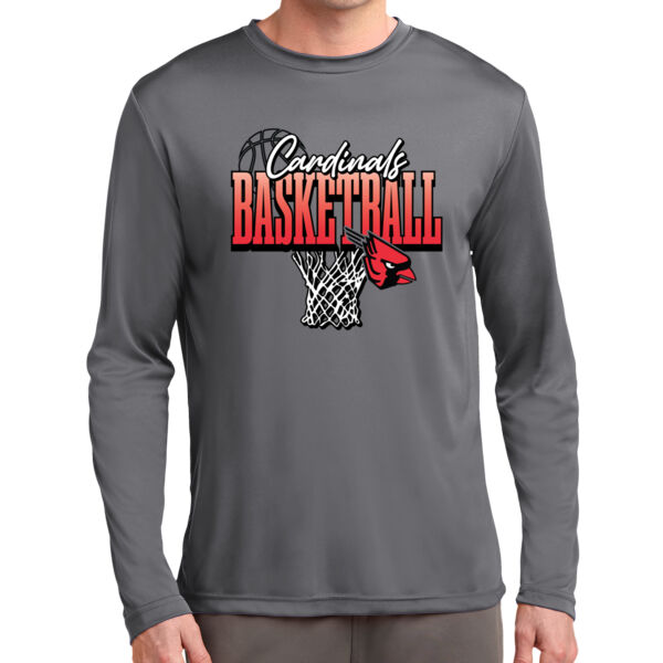 Lady Cardinals Basketball 2026 Logo 3 - Long Sleeve PosiCharge ® Competitor Tee Thumbnail