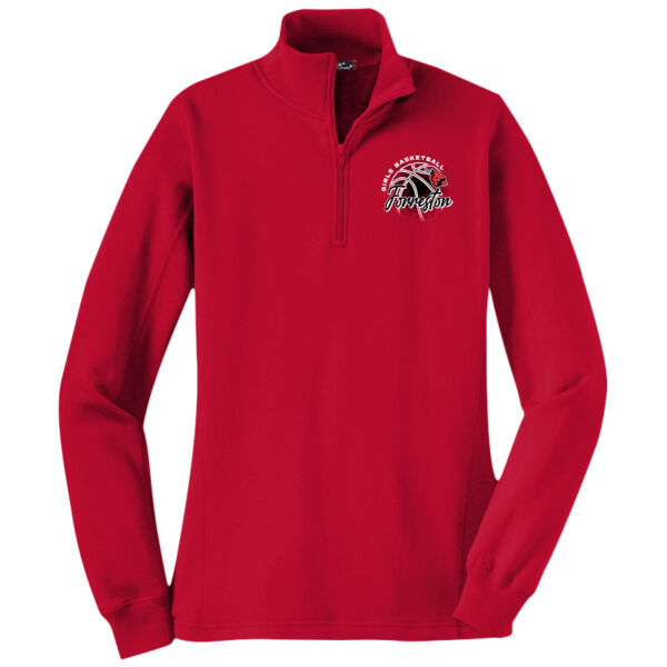 Lady Cardinals Basketball 2026 Logo 2 - Women's 1/4 Zip Sweatshirt Thumbnail