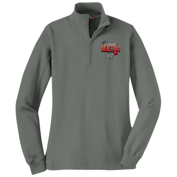 Lady Cardinals Basketball 2026 Logo 3 - Women's 1/4 Zip Sweatshirt Thumbnail