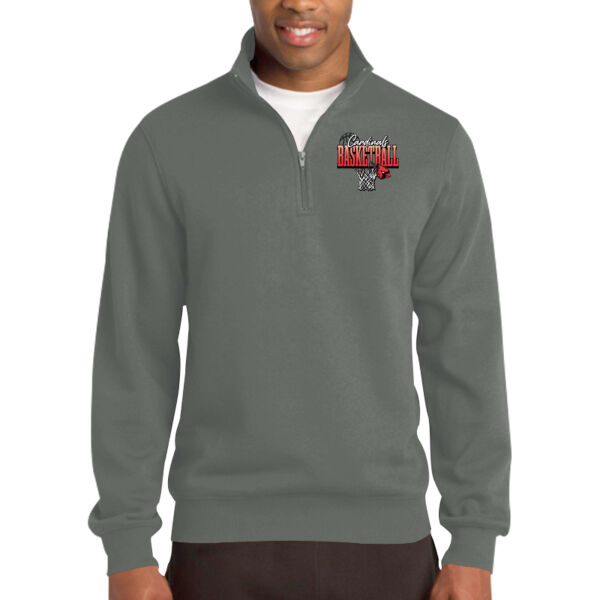 Lady Cardinals Basketball 2026 Logo 3 - Tall 1/4 Zip Sweatshirt Thumbnail